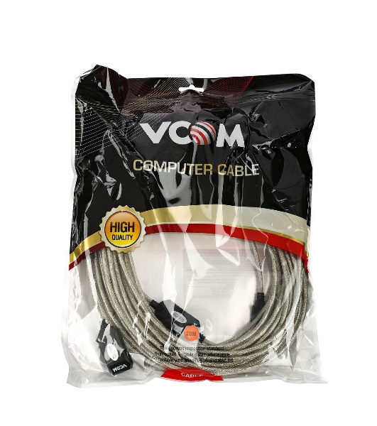 Кабель-адаптер VCOM VUS7049-25M USB2.0-repeater, удлинительный активный Am-->Af 25м
