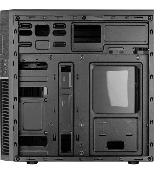 Компьютерный корпус Aerocool/Formula Cs-105, mATX, без БП, 187x361x355мм (ШxГxВ), USB 3.0 x1, USB 2.0 x1, металл 0,5мм, 120-мм вентилятор в комплекте, черный
