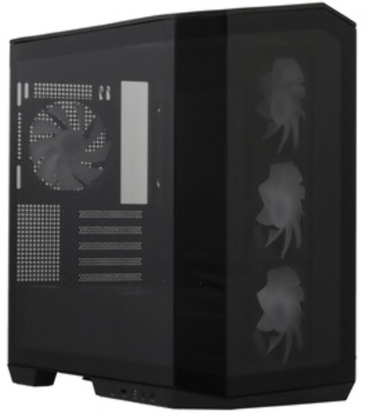 Компьютерный корпус без блока питания Case MSI MAG PANO M100R PZ, Mini-Tower, TG, 4x120мм ARGB, 1xUSB 3.2, 1xUSB 3.2 Type-C, mATX, mITX черный