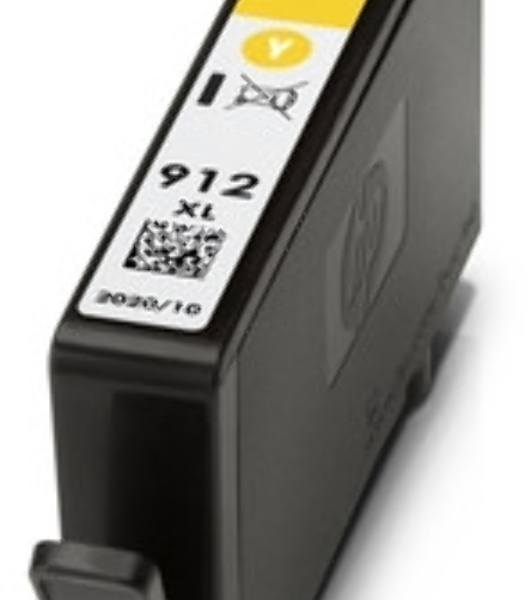 Картридж струйный HP 912XL 3YL83AE желтый увеличенной емкости (825 стр) для HP OfficeJet 801x, 802x