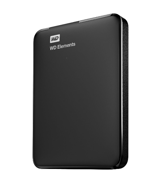 Внешний HDD 2.5' Western Digital Elements Portable, 1TB, USB 3.2 Gen 1 Type-A, 5400 rpm, черный