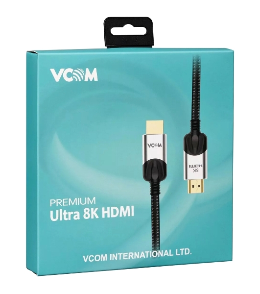 Кабель VCOM CG865-1.5M HDMI 19M/M,ver. 2.1, 8K@60 Hz 1 м VCOM CG865-1.5M