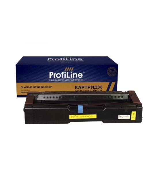 Картридж ProfiLine PL-407546 (SPC250E) для принтеров Ricoh Aficio SPC250/SPC260/SPC261 Yellow 1600 копий