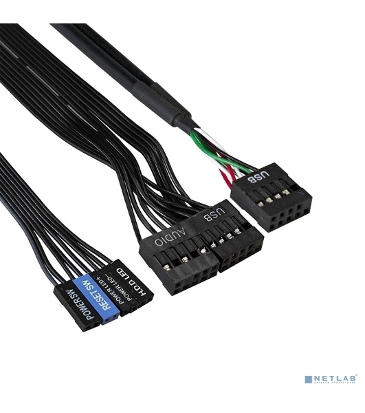 Компьютерный корпус Minitower ExeGate EX291141RUS BAA-105-01AAA400 (mATX, БП AAA400 с вент. 8см, 2*USB, аудио, черный)