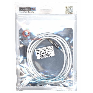 Кабель Vention 3.5 Jack-3.5 Socket 1.5m белый круглый 12101