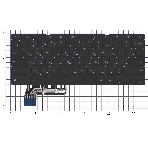 Клавиатура для ноутбука Asus Chromebook C223N черная, фото3