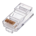 Коннектор Gembird RJ45 8P8C (100 шт. в уп) без вставки, фото 1