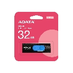 Флешка USB ADATA UV320 (AUV320-32G-RBKBL), 32Gb, USB 3.2 Gen 1, R/W 100/30, черный/голубой, фото 1