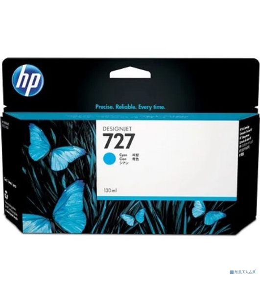 Картридж струйный HP 727 B3P19A голубой для HP DJ T920/T1500 (130мл)