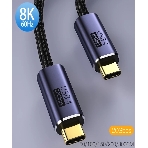 Кабель USB4 Type-C на Type-C Thunderbolt 3, PD 100W 2м, фото 1