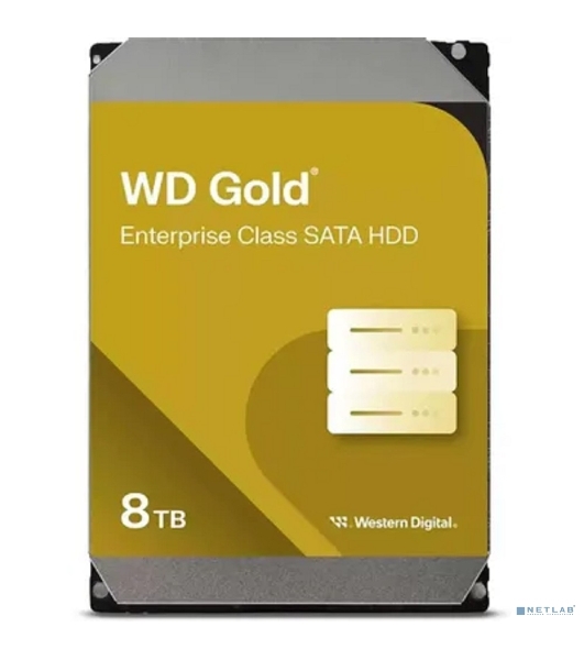 Жесткий диск WD SATA-III 8Tb Desktop Gold 512E (7200rpm) 256Mb 3.5'