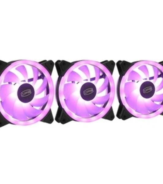 Вентилятор для корпуса PcCooler F3 X120R WH Reverse ARGB 120х120x25 белый 4-pin 28.4дБ (F3 X120R ARGB WH) Ret