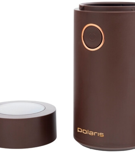 Кофемолка Polaris PCG 2014 (200вт,50гр. пластик) корич.