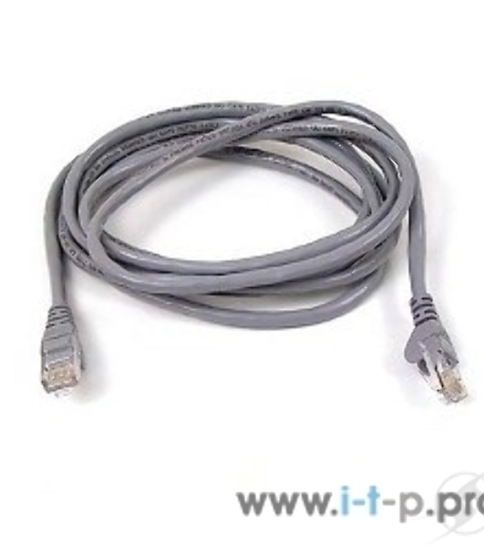 Патч-корд UTP, кат 5e, 3м с RJ45 серый