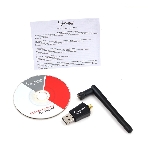 Сетевой двухдиапазонный Wi-Fi USB-адаптер Gembird 600 Мбит, USB, 802.11b/g/n/ac/а, фото 1