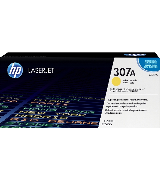 Картридж лазерный HP CE742A желтый Color LJ CP5225 (7300 стр.)