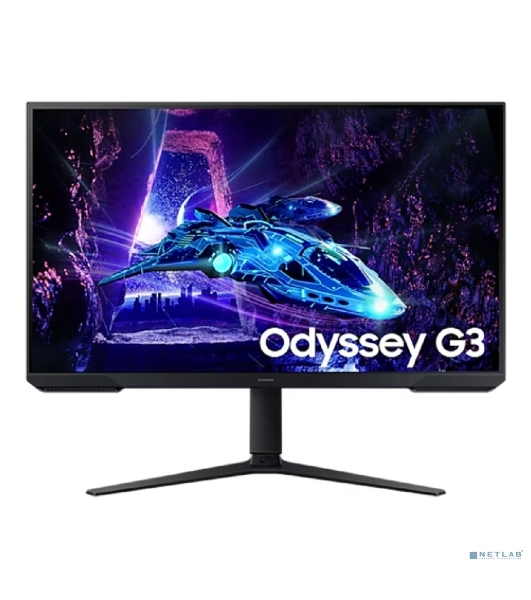 Монитор 32' Samsung Odyssey G3 S32DG300EI VA 1920x1080, 180 Гц, 1 мс, 16:9, 250 кд/м², 1xHDMI, 1xDP, 1x3.5 мм, черный
