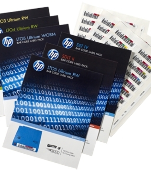 Наклейка HPE LTO-6 Ultrium RW Bar Code Pack (Q2013A)