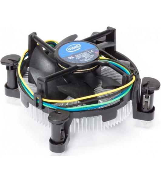 Кулер Intel E97379 серебристый/черный 90мм алюминий 2500rpm 27db 4-pin 73W 58мм