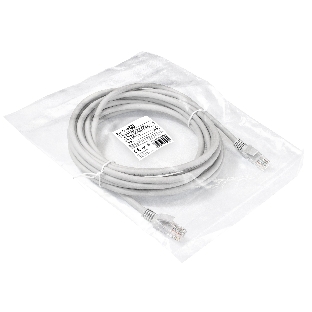 Патч-корд LSZH ExeGate EX290422RUS UTP-RJ45-RJ45-5e-10M-LSZH-GY, UTP, cat.5e, 10м, серый