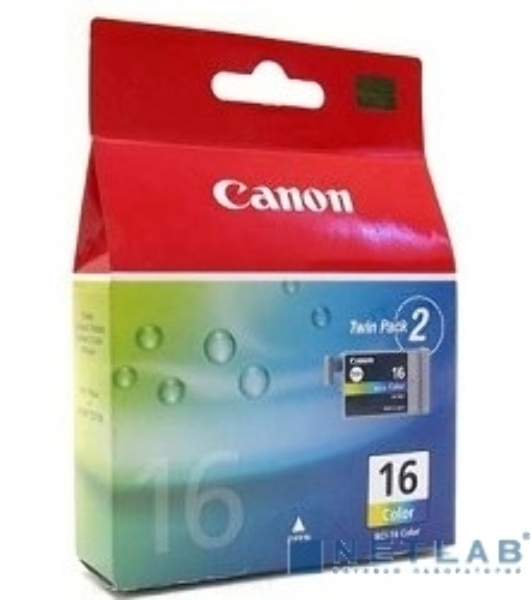 Картридж струйный Canon BCI-16C (9818A002) для Canon SELPHY DS700/810, Цветной, 75стр.