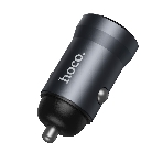 Автомобильное зарядное устройство Hoco, 18Вт, USB, Z62, металлический серый, коробка, фото3