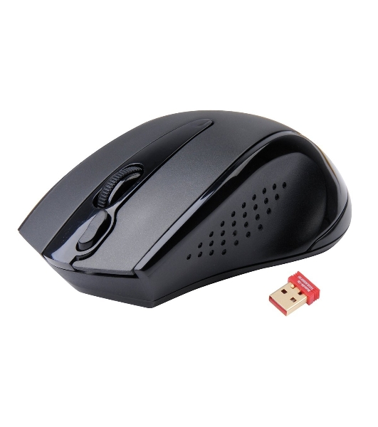 Мышь беспроводная A4Tech G9-500F черный, 1200 dpi, радиоканал, USB, кнопки - 4