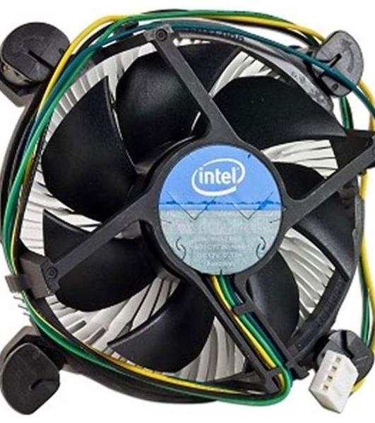 Кулер Intel E97379 серебристый/черный 90мм алюминий 2500rpm 27db 4-pin 73W 58мм