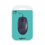 Мышь проводная Logitech M100/100R DARK/GREY (темно-серая/черная), 1000 dpi, USB, кнопки - 3, фото23