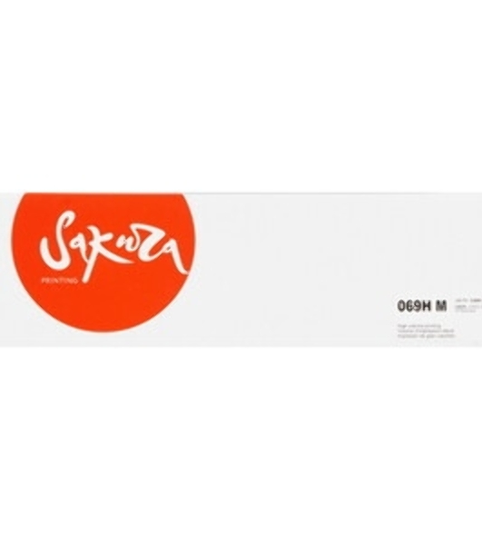 Картридж лазерный Sakura 069HM (5096C002) для Сanon I-Sensys LBP673Cdw/MF750C, пурпурный, 5500к. (чип без счетчика копий)