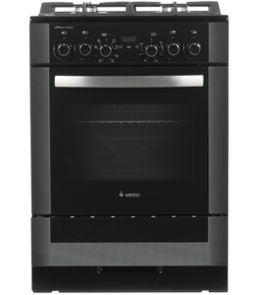 Плита комбинированная Gefest ПГЭ 6502-03 0044 черный, конфорок 4 газовых, духовка 55 л, 60 см x 85 см x 60 см