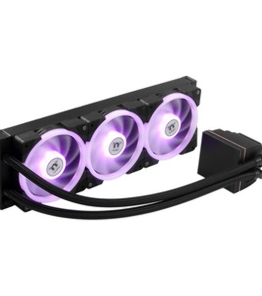 Система жидкостного охлаждения Thermaltake MAGFloe 360 Ultra ARGB Soc-AM5/AM4/1200/1700/1851 черный 4-pin 30.6dB Al+Cu LCD Ret (CL-W432-PL12SW-A)