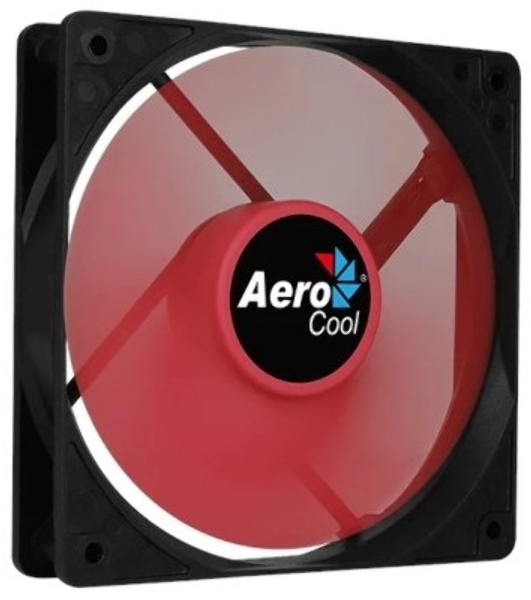 Вентилятор для корпуса Aerocool/Formula Force 12 PWM красный, 120 мм, 1500 об/мин, 27.5 дБ, 4 pin