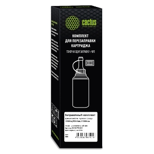 Тонер Cactus CS-RK-TK1200 черный туба 125гр. (в компл.:чип) для принтера Kyocera Ecosys P2335d/P2335dn/P2335dw