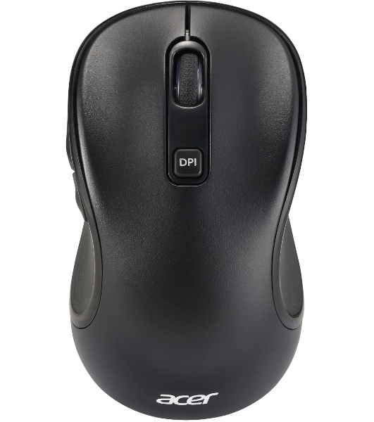 Мышь беспроводная Acer OMR303 черный, 1600 dpi, радиоканал, USB, кнопки - 6