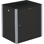 Шкаф коммутационный Sysmatrix (WP 6409.920) настенный 9U 600x450 мм пер. дв. металл 2 бок. пан. 60 кг черный 17 кг IP20, фото3