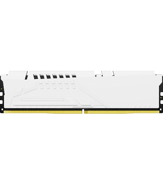 Оперативная память Kingston Fury Beast, DDR5, 32Gb (1x32Gb), 5600MHz, CL36, DIMM, с радиаторами, белый