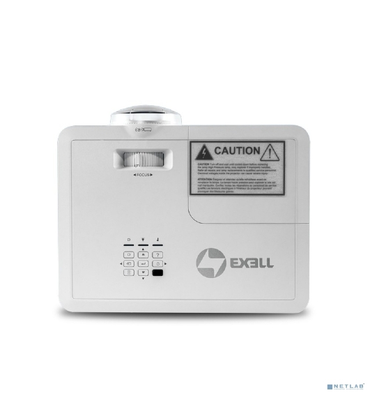 Проектор ламповый короткофокусный Exell EXD102STW DLP, 3500 ANSI, XGA (1024x768), 30000:1, Объектив 0.62:1