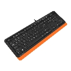 Клавиатура проводная A4Tech Fstyler FK10, USB, черный/оранжевый, фото6