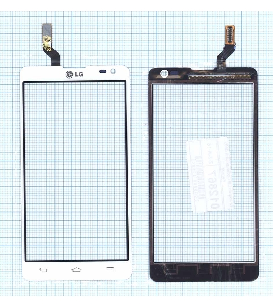 Сенсорное стекло (тачскрин) для LG Optimus L9 II D605, белое