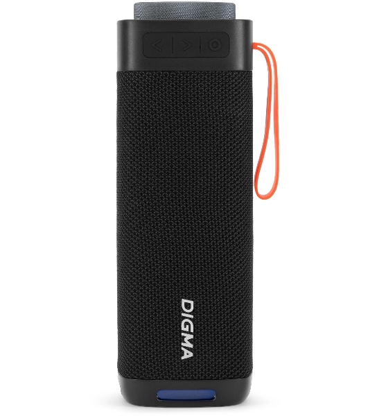Портативная колонка Digma D-PS1522 черный 60W 2.0 BT 10м 3000mAh