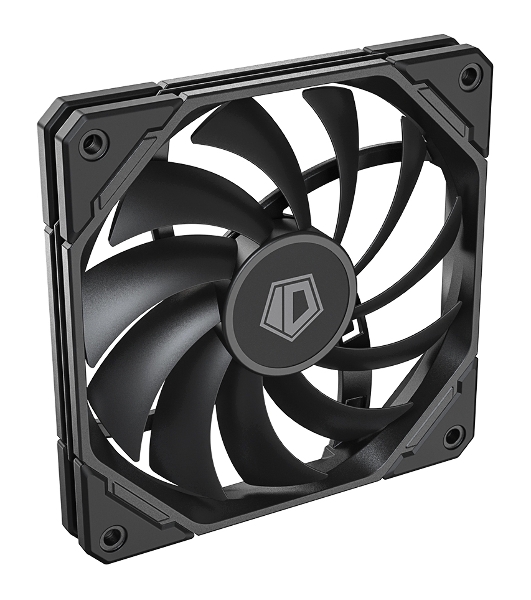 Вентилятор для корпуса ID-Cooling TF-12015-K черный, 120 мм, 2200 об/мин, 32.3 дБ, 4 pin