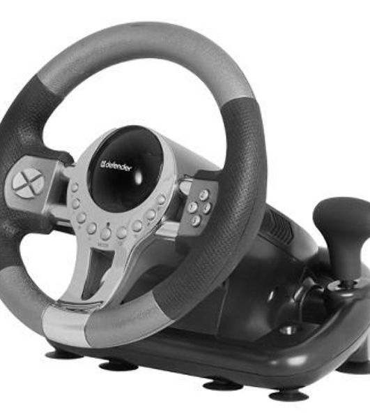 Игровой руль Defender FORSAGE 12 кн+2перекл.+1перекл. 8-ми позиц., USB
