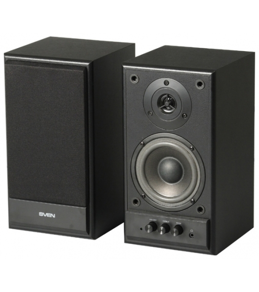 Акустическая система SVEN SPS-702 2.0 черный 40Вт