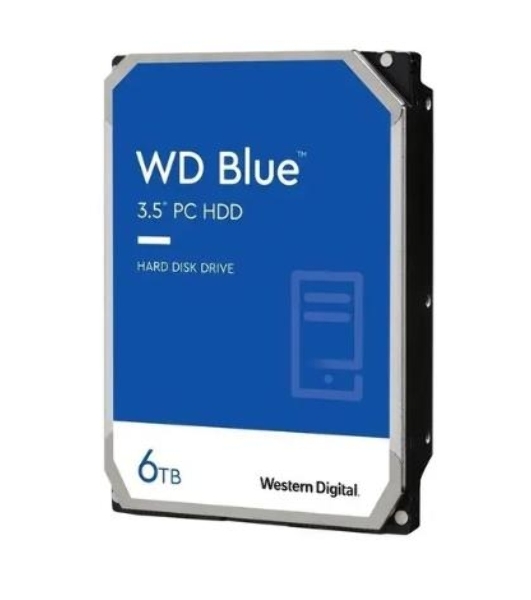 Жесткий диск Western Digital SATA 6Tb 6Gb/S 256MB BLUE WD60EZAX WDC