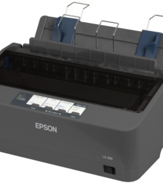 Принтер матричный Epson LX-350 (C11CC24031/C11CC24032), (А4, 357 cps (12 cpi), USB, LPT, COM)