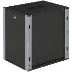 Шкаф коммутационный Sysmatrix (WP 6409.920) настенный 9U 600x450 мм пер. дв. металл 2 бок. пан. 60 кг черный 17 кг IP20, фото 1