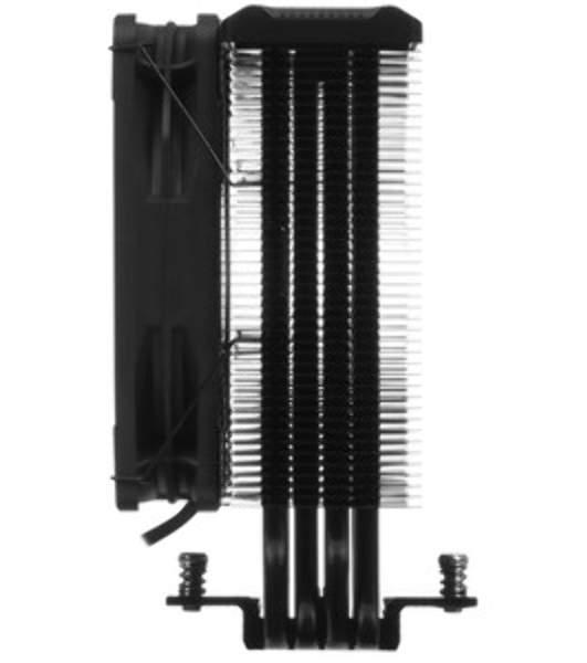 Кулер PCCooler Paladin EX400 черный 120мм алюминий+медь 1800rpm 28.6db 4-pin 180W 157мм