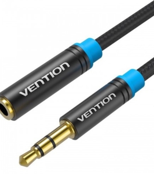 Кабель Vention 3.5 Jack-3.5 Socket 2 m белый круглый 12103
