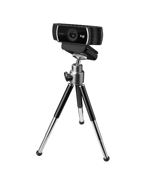 Веб-камера Logitech C922 Pro Stream 1920x1080, 30 кадр/с, USB Type-A, микрофон (2 шт, шумоподавление), автоматическая фокусировка, автоосвещение, универсальное крепление